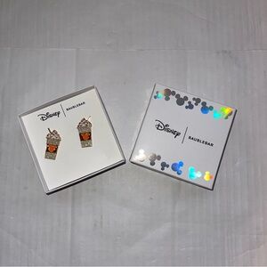 Disney X Baublebar Mickey Pumpkin Spice Latte Coffee Earrings